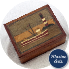 "Secret" Marquetry Lighthouse Box - Medium